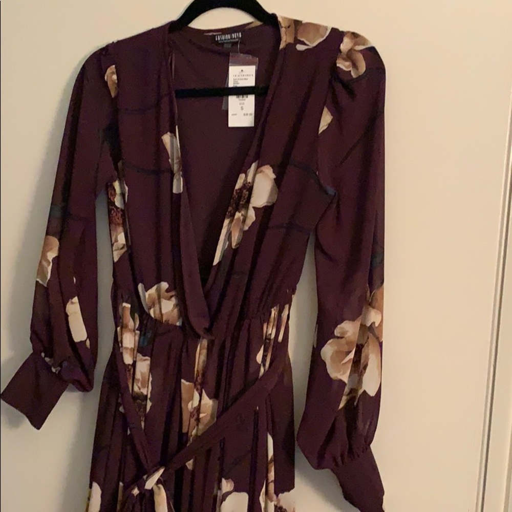 Long flowery dress